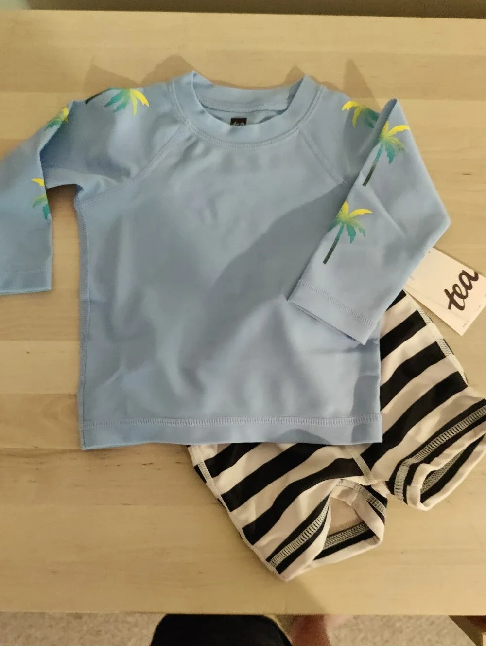 NWT Tea Swim Top and Shorts Infant 3-6 Months